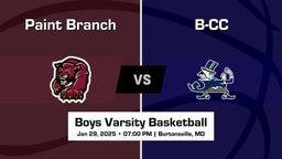Paint Branch Boys Varsity Basketball Team Highlight