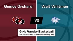 Quince Orchard Girls Varsity Basketball Team Highlight