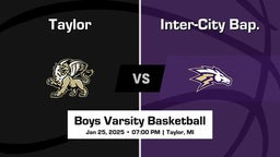 Inter-City Bap. Boys Varsity Basketball Team Highlight