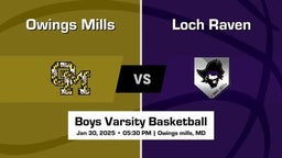 Loch Raven vs Owings Mills Boys Varsity Basketball Game Recap