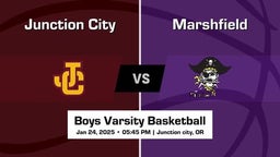Marshfield vs Junction City Boys Varsity Basketball Game Recap
