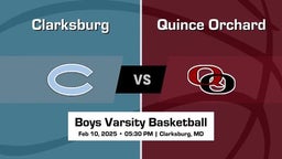 Clarksburg Boys Varsity Basketball Team Highlight