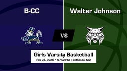 Walter Johnson Girls Varsity Basketball Team Highlight