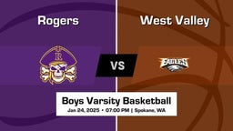 West Valley vs Rogers Boys Varsity Basketball Game Recap