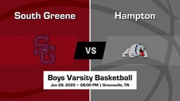 Hampton vs South Greene Boys Varsity Basketball Game Recap