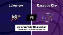 Cascade Chr. vs Lakeview Girls Varsity Basketball Game Recap