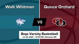 Quince Orchard vs Walt Whitman Boys Varsity Basketball Game Recap