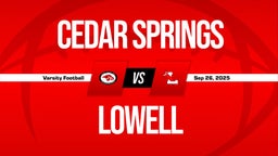 09/26 Highlights vs Cedar Springs