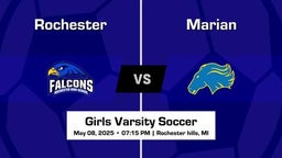 Marian Girls Varsity Soccer Team Highlight