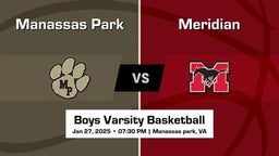 Meridian vs Manassas Park Boys Varsity Basketball Game Recap