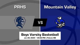 Mountain Valley vs PRHS Boys Varsity Basketball Game Recap