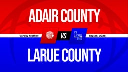 09/26 Highlights vs Adair County