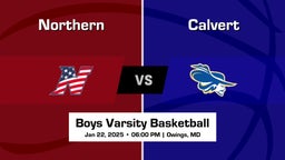 Calvert vs Northern Boys Varsity Basketball Game Recap