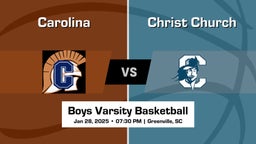 Christ Church Boys Varsity Basketball Team Highlight