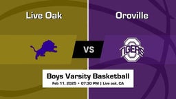 Oroville vs Live Oak Boys Varsity Basketball Game Recap