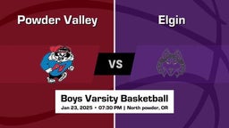 Elgin vs Powder Valley Boys Varsity Basketball Game Recap