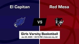 Red Mesa vs El Capitan Girls Varsity Basketball Game Recap