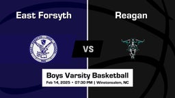 Reagan vs East Forsyth Boys Varsity Basketball Game Recap