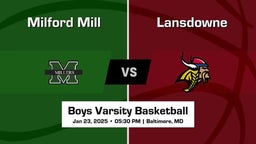 Milford Mill Boys Varsity Basketball Team Highlight