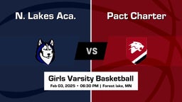 Pact Charter vs N. Lakes Aca. Girls Varsity Basketball Game Recap
