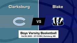 Blake vs Clarksburg Boys Varsity Basketball Game Recap