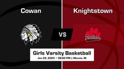 Knightstown vs Cowan Girls Varsity Basketball Game Recap