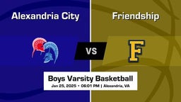 Friendship vs Alexandria City Boys Varsity Basketball Game Recap