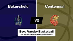 Centennial Boys Varsity Basketball Team Highlight