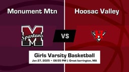 Hoosac Valley vs Monument Mtn Girls Varsity Basketball Game Recap