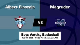 Albert Einstein Boys Varsity Basketball Team Highlight