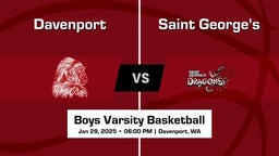 Saint George's vs Davenport Boys Varsity Basketball Game Recap