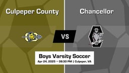 Chancellor Boys Varsity Soccer Team Highlight
