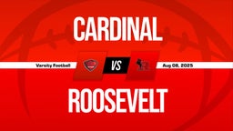 Cardinal vs Roosevelt Boys Varsity Football Game Recap