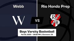 Rio Hondo Prep vs Webb Boys Varsity Basketball Game Recap