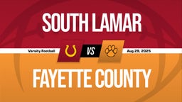 08/29 Highlights vs South Lamar