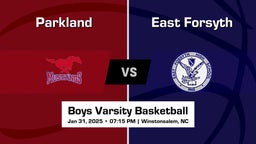 East Forsyth vs Parkland Boys Varsity Basketball Game Recap