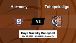 Tohopekaliga vs Harmony Boys Varsity Volleyball Game Recap