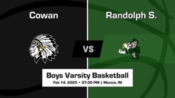 Randolph S. vs Cowan Boys Varsity Basketball Game Recap