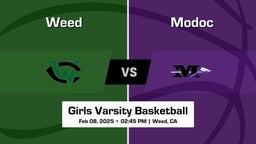 Modoc vs Weed Girls Varsity Basketball Game Recap
