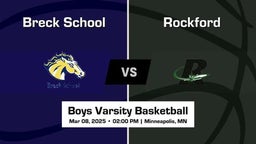 Rockford vs Breck School Boys Varsity Basketball Game Recap