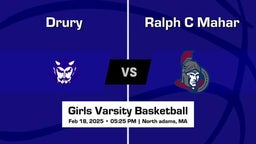 Ralph C Mahar vs Drury Girls Varsity Basketball Game Recap