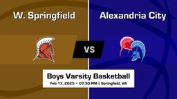 Alexandria City vs W. Springfield Boys Varsity Basketball Game Recap