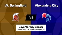 Alexandria City vs W. Springfield Boys Varsity Soccer Game Recap