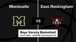 East Rockingham Boys Varsity Basketball Team Highlight