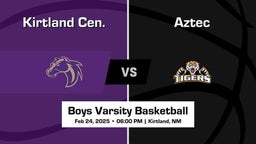 Aztec vs Kirtland Cen. Boys Varsity Basketball Game Recap