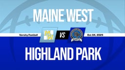 10/4 Highlights vs Maine West