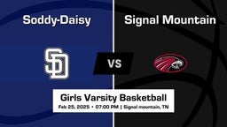 Signal Mountain Girls Varsity Basketball Team Highlight
