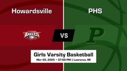 PHS vs Howardsville Girls Varsity Basketball Game Recap