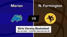 N. Farmington vs Marian Girls Varsity Basketball Game Recap