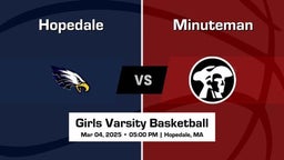 Minuteman vs Hopedale Girls Varsity Basketball Game Recap